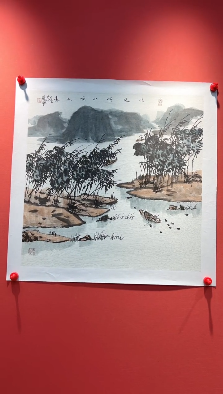 国画YL-4平尺-国画作品