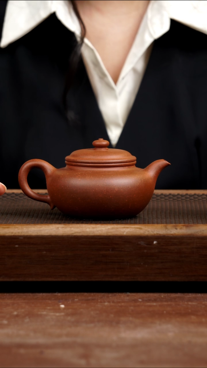 茶壶紫砂朱砂景古225CC