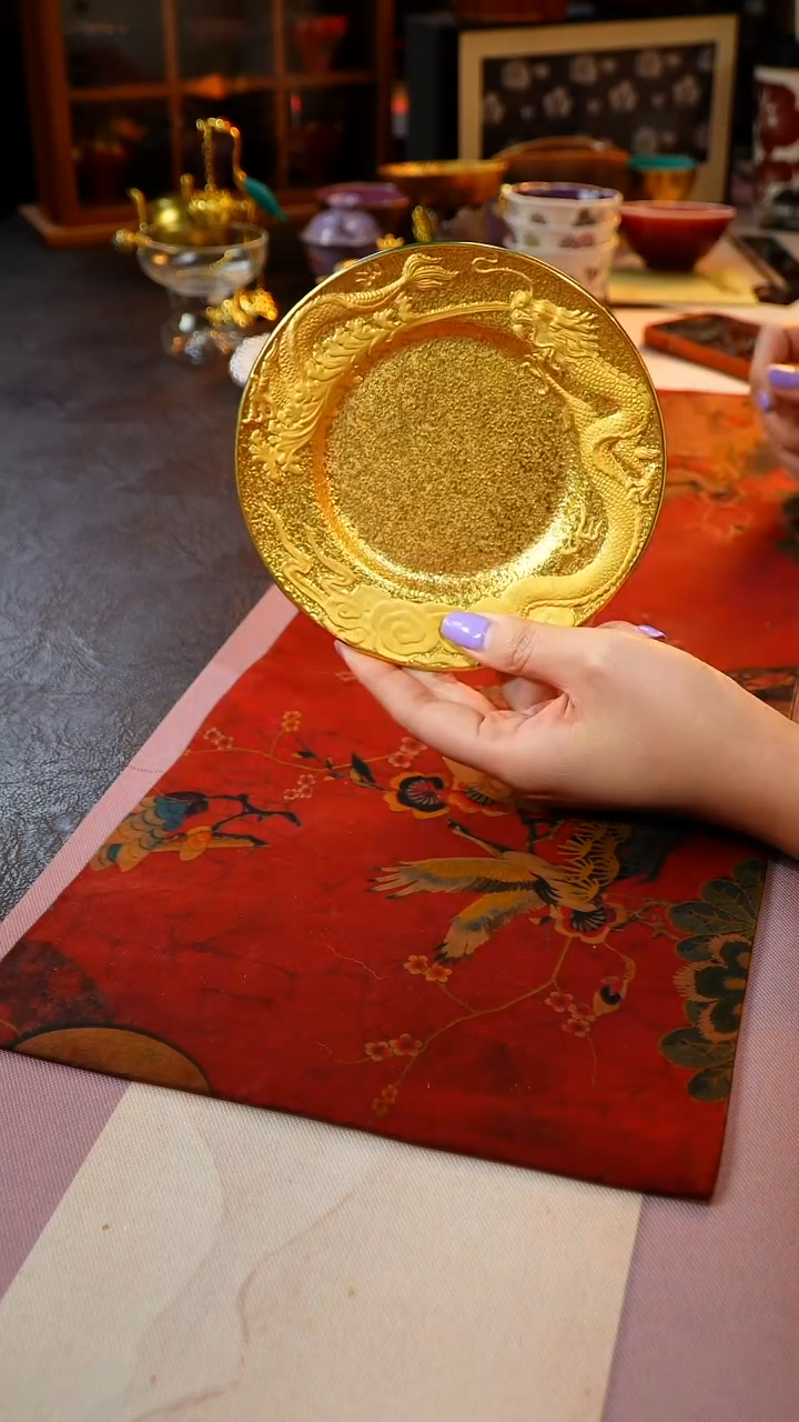 茶杯紫砂【宜景窑系列】绿松石壶承