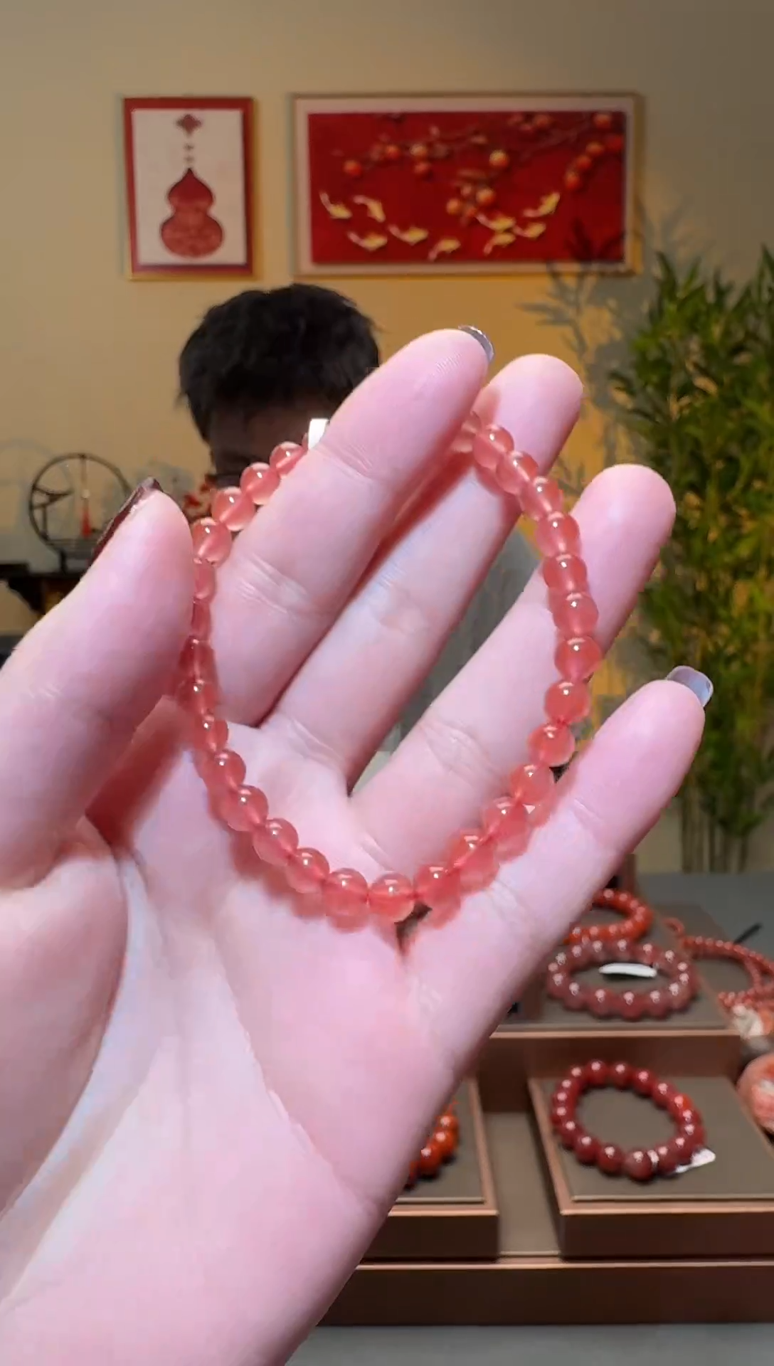 【闪购商品】南红玛瑙手串未镶嵌一条5mm+ 多样性发货