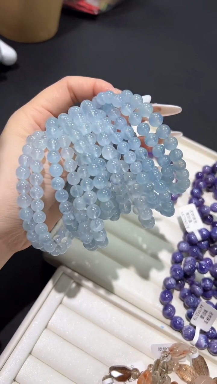 水晶手链未镶嵌90a多样性发其一【1条】默认微瑕