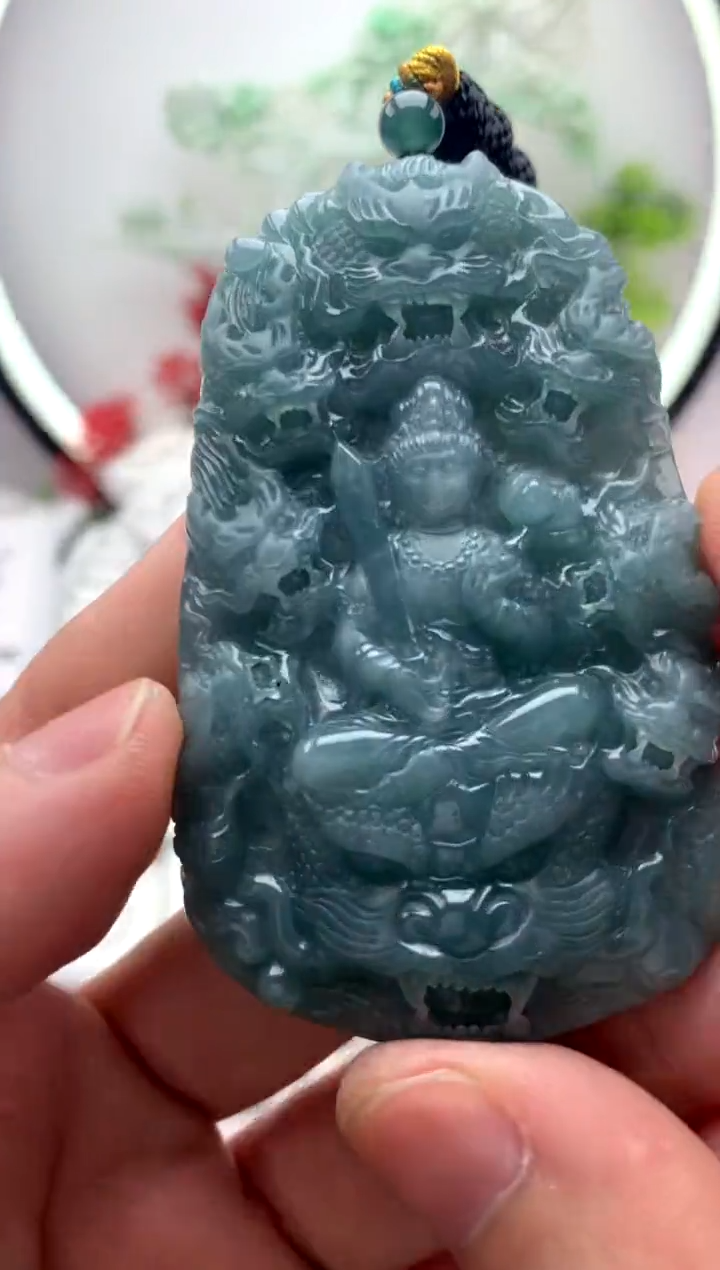 【闪购商品】翡翠颈饰未镶嵌虚空藏