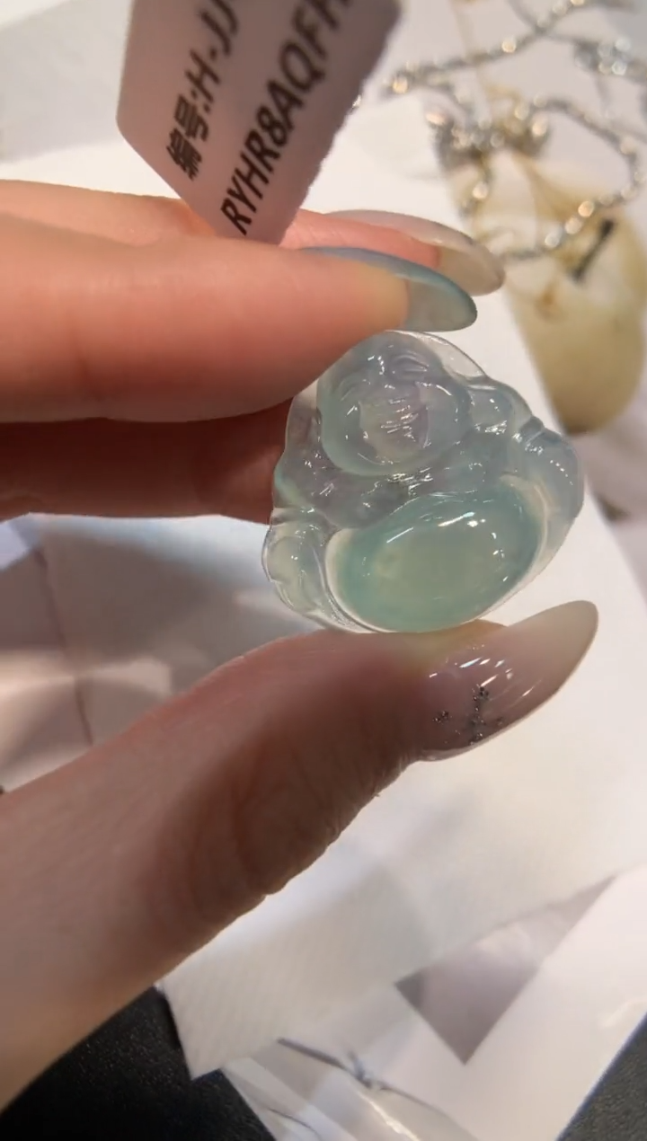 颈饰未镶嵌翡翠佛公