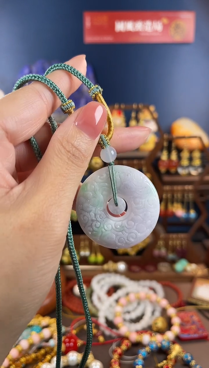 未镶嵌挂件翡翠，121517