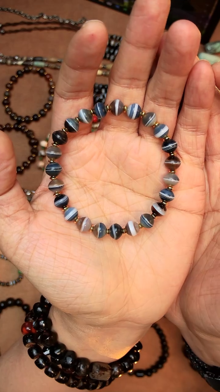 木手串好***贝新药师单圈手串