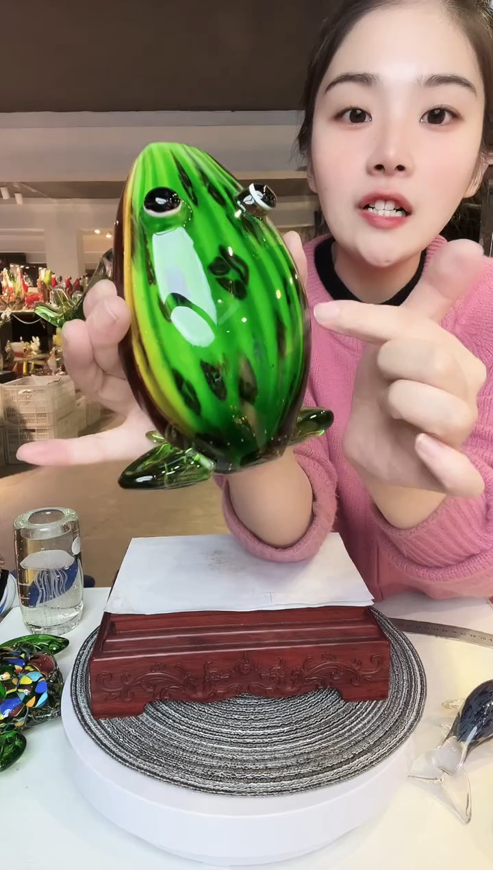 【闪购商品】茶盏琉璃摆件家居摆件