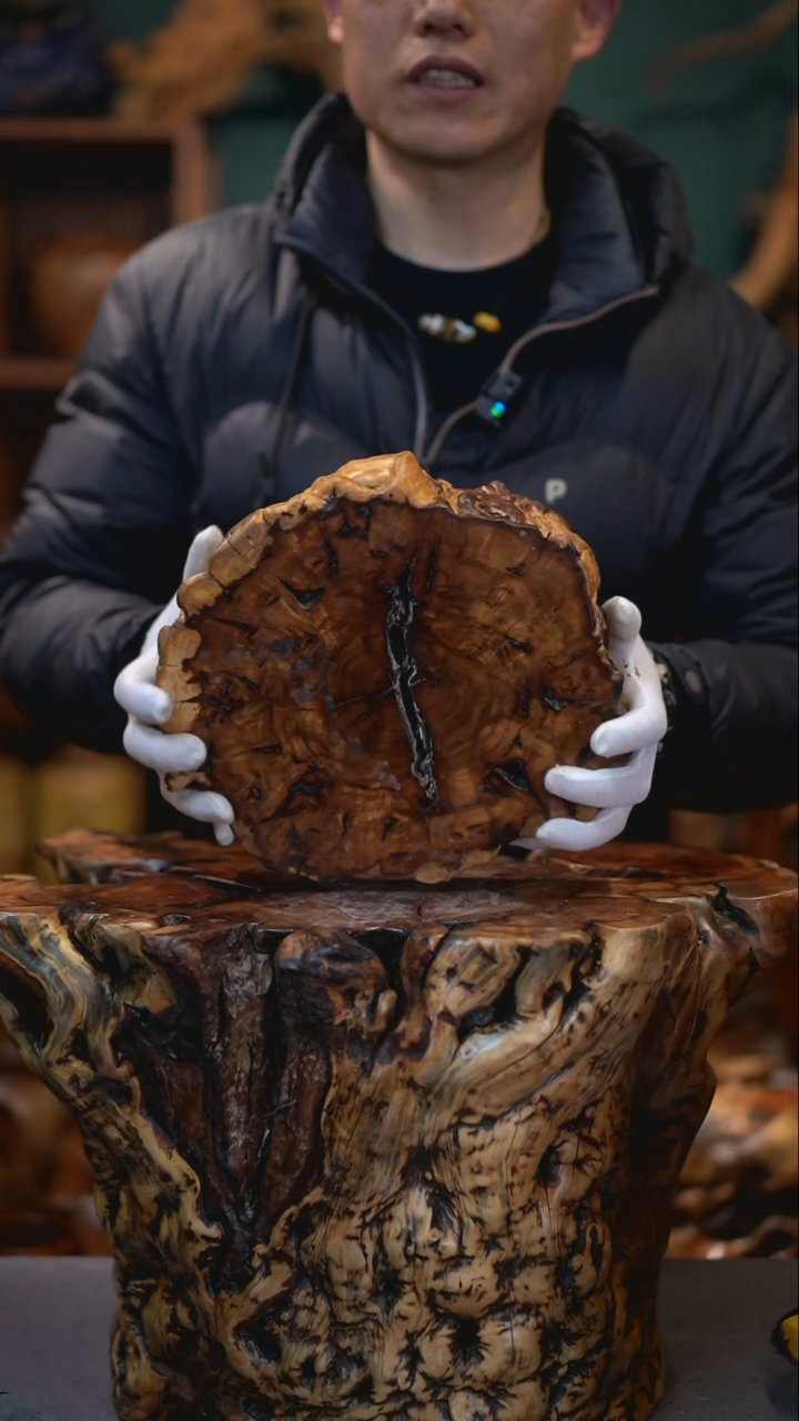 【闪购商品】枣木雷击枣木底座