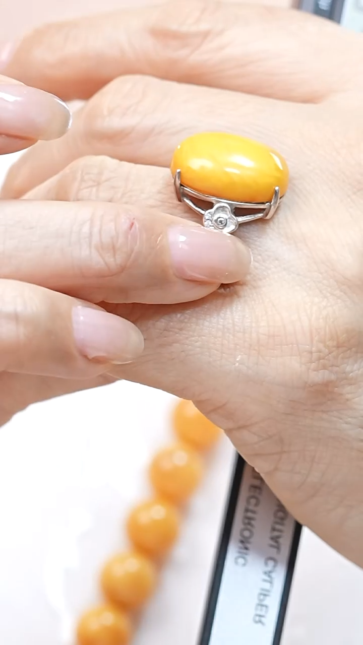 银S925镶嵌蜜蜡珠宝奇石6012天然蜜蜡珠宝奇石全部保真