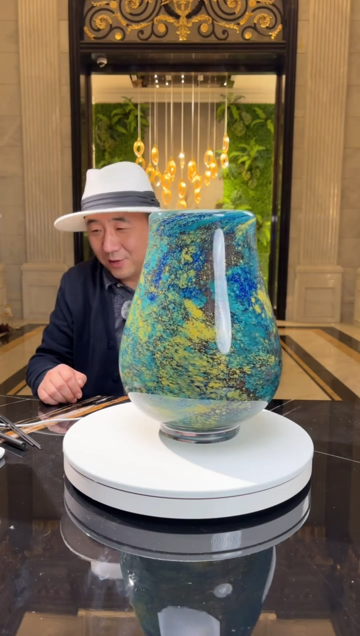 【闪购商品】摆件AJ06517艺术琉璃花器