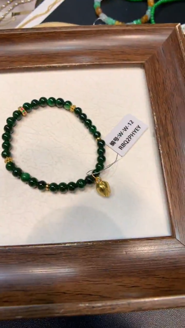 未镶嵌手串翡翠手串