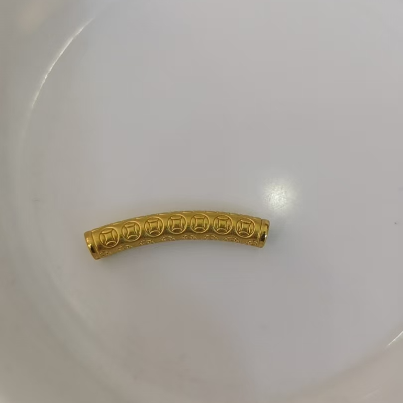 足金999钱币弯管