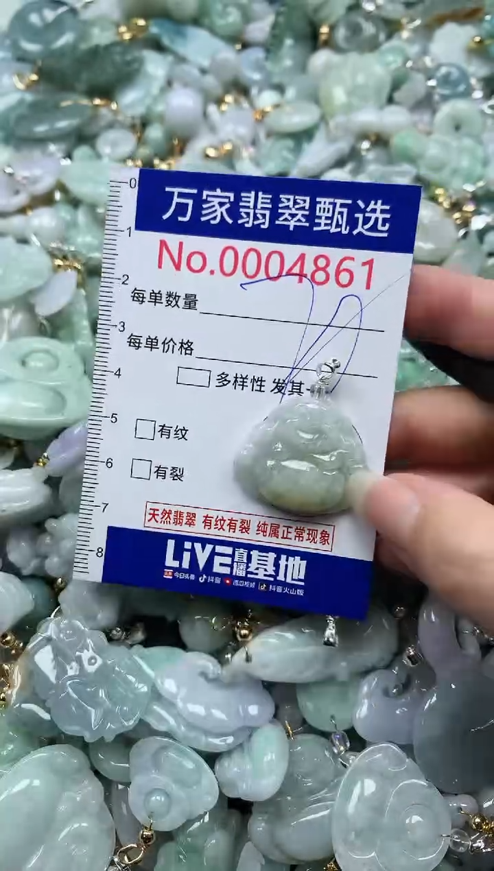 吊坠(不含链)未镶嵌翡翠4861