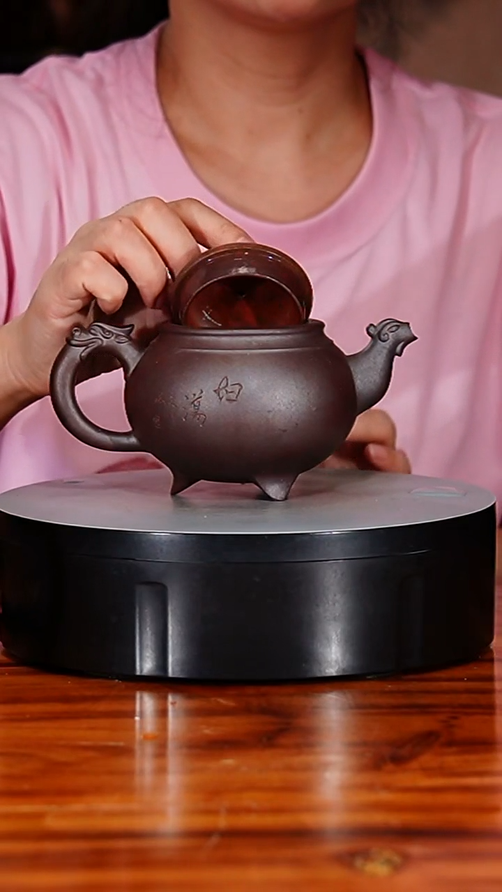 宜兴原矿紫砂壶茶壶350C