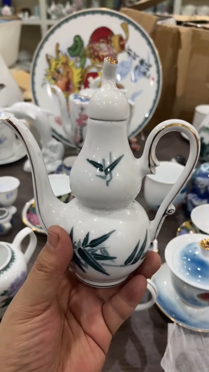 微瑕湖南醴陵釉下五彩陶瓷