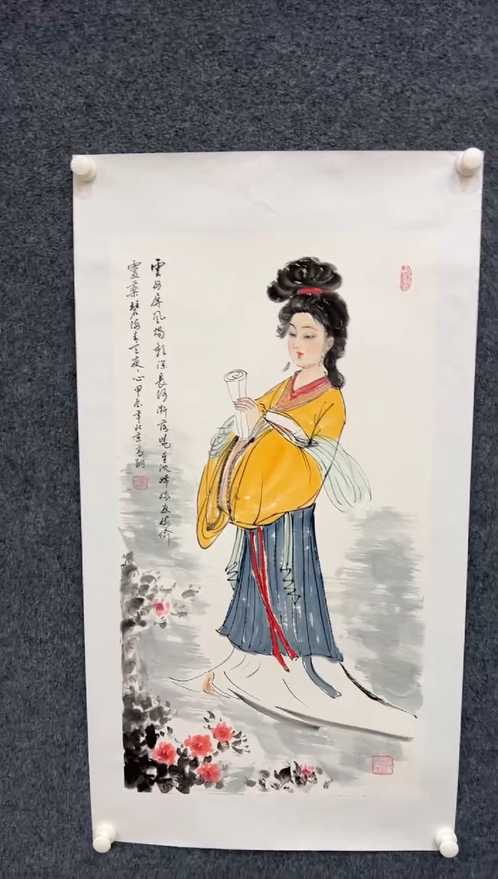 【闪购商品】国画2.25-冯高翔-三尺人物-003