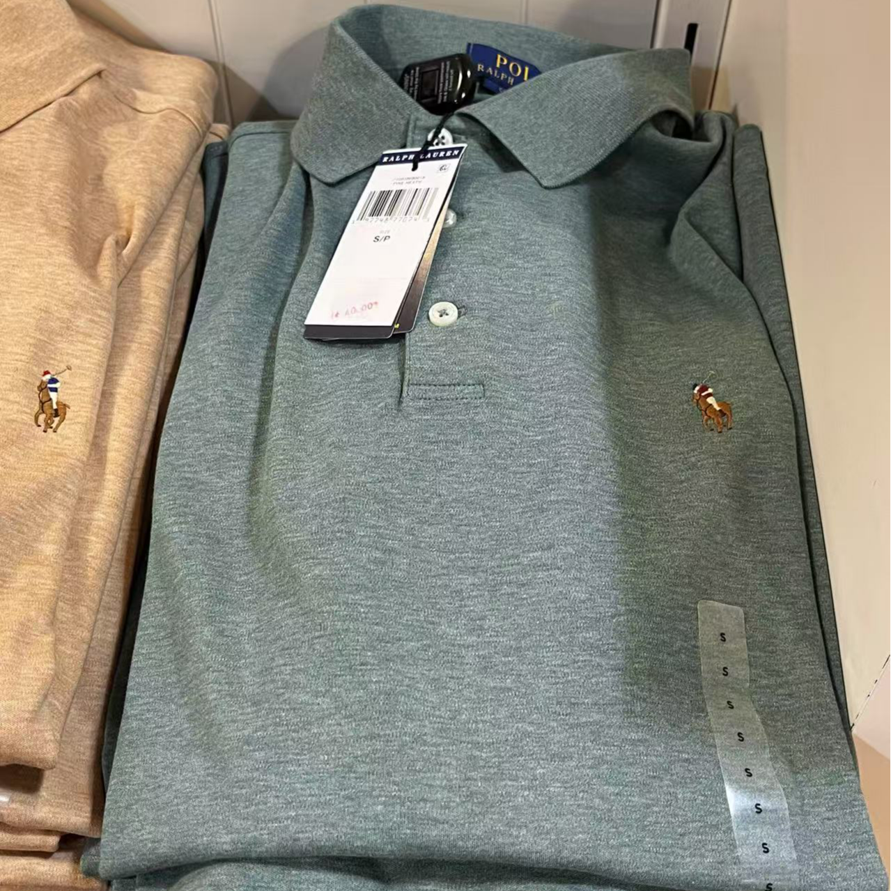 Ralph Lauren/拉夫劳伦男士彩色小马标POLO衫
