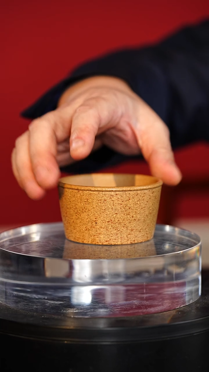 紫砂周边马蹄杯子