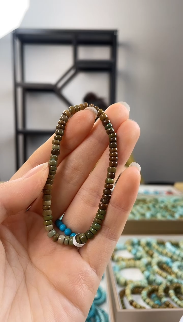 【闪购商品】绿松石珠宝奇石未镶嵌4.7+mm