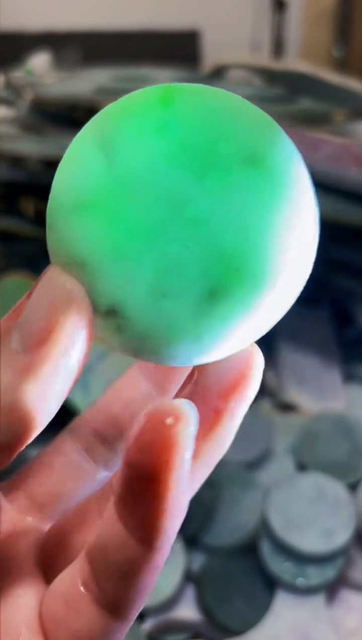 【闪购商品】翡翠颈饰未镶嵌A货白文1620