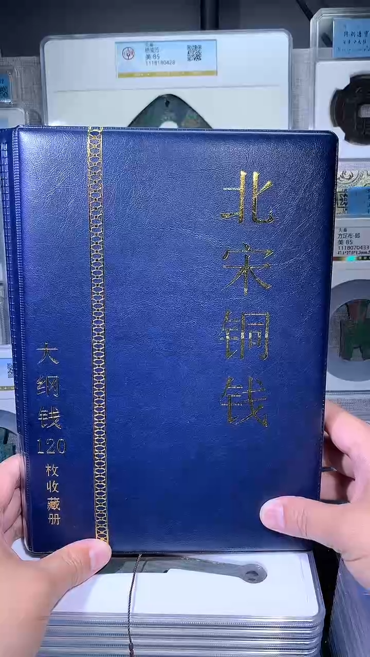 【闪购商品】铜御泉收藏北宋大纲钱币册120枚