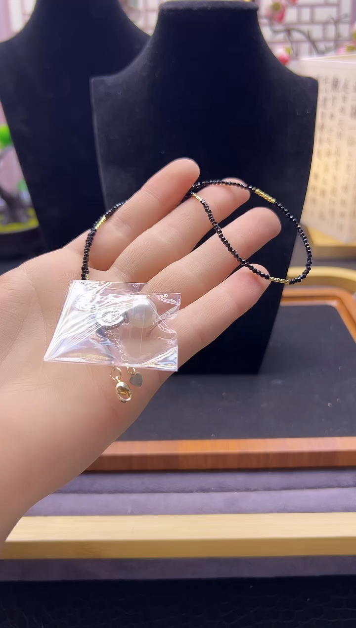 【闪购商品】尖晶石颈饰14K金镶嵌X241           