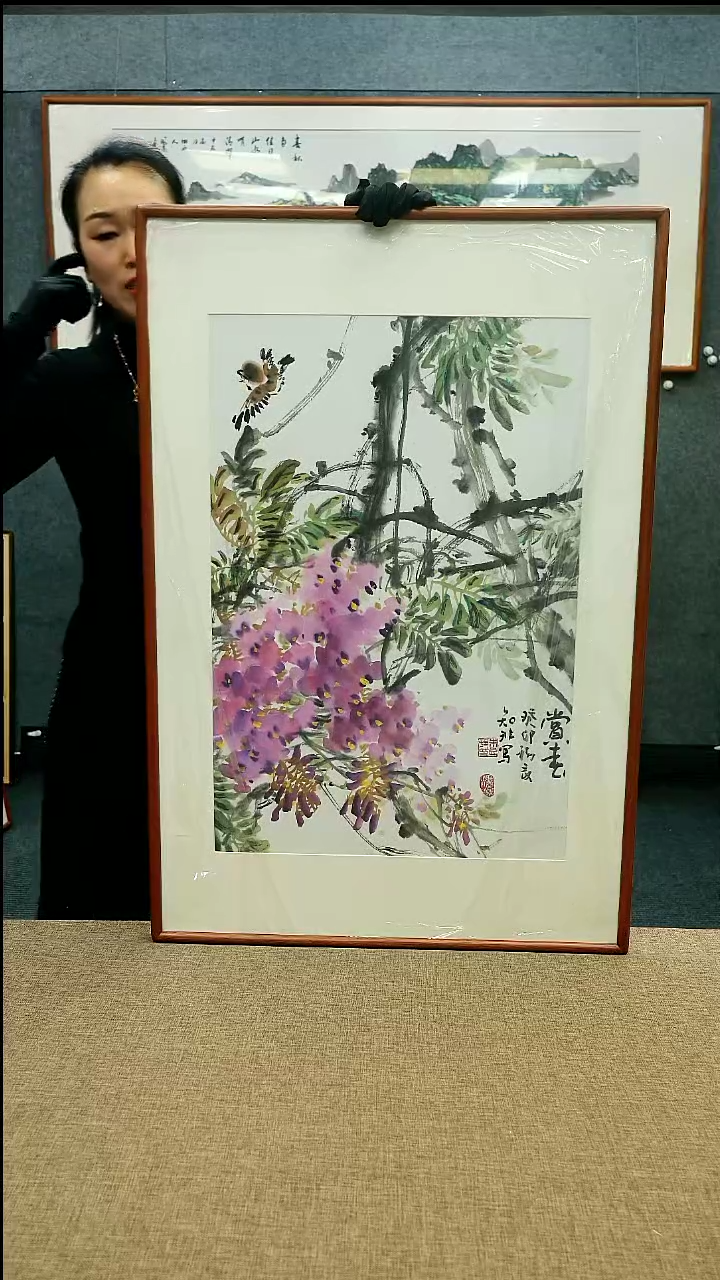 【闪购商品】国画62*92知非老师花鸟