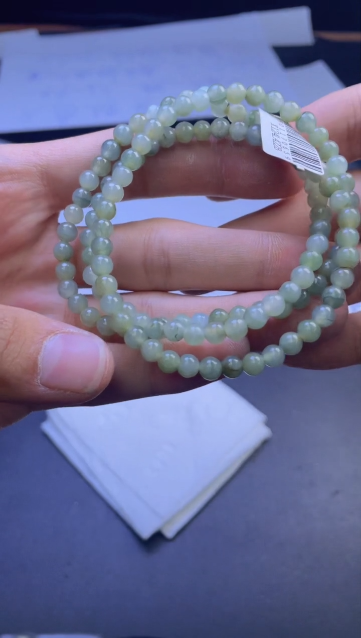 未镶嵌定制翡翠珠串卡5