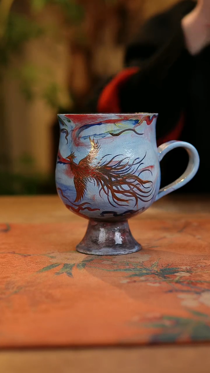 【闪购商品】瓷片999999景德镇手工手绘釉下彩高温瓷