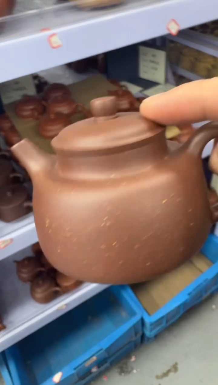 茶壶紫砂底槽清言心壶150CC