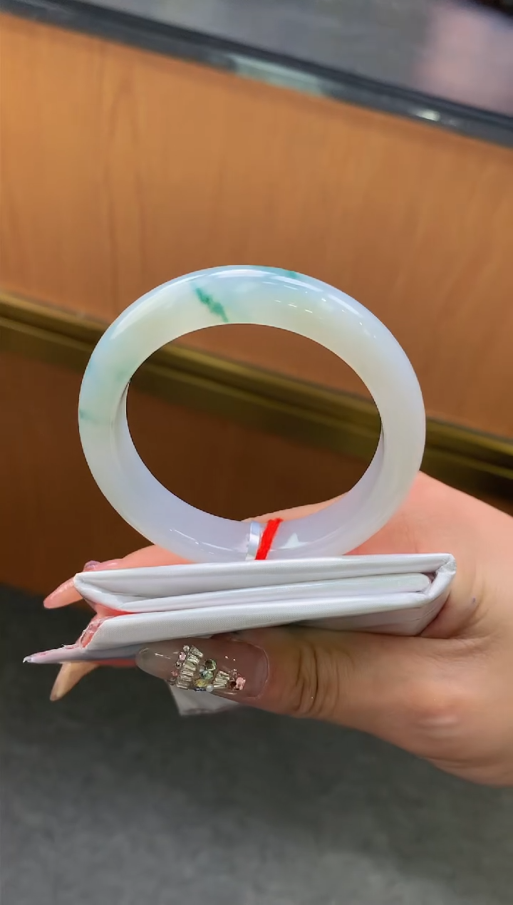 未镶嵌手镯翡翠-F241-正圈51.3