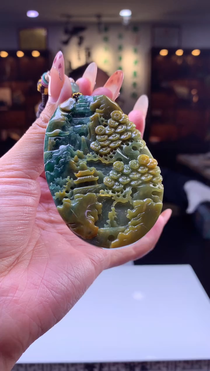 【闪购商品】定制翡翠未镶嵌挂件发货（拍一发一）