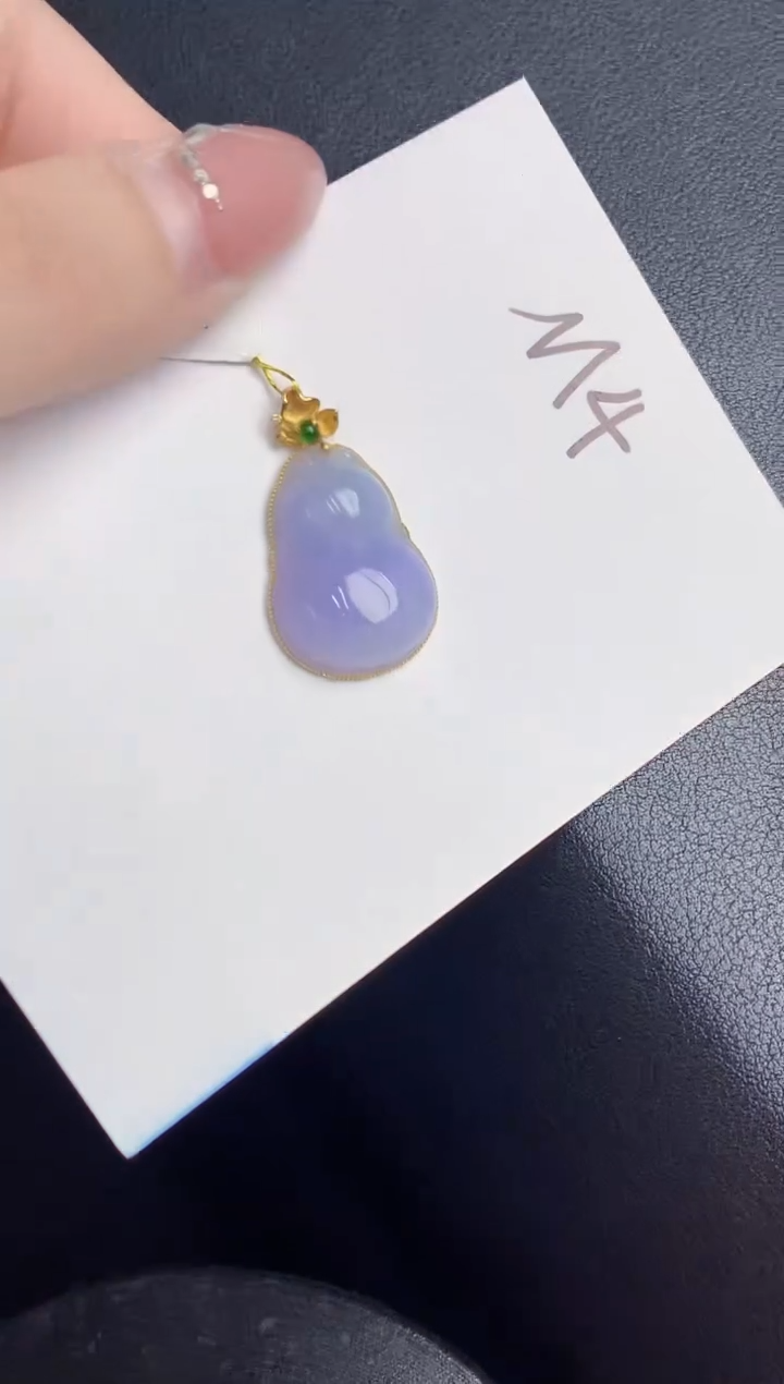 【闪购商品】翡翠颈饰18K金镶嵌000000000