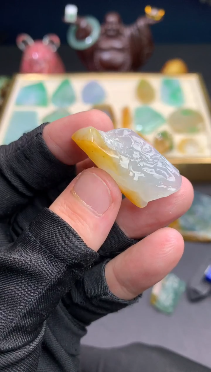 未镶嵌定制翡翠天然翡翠裸石（包工）