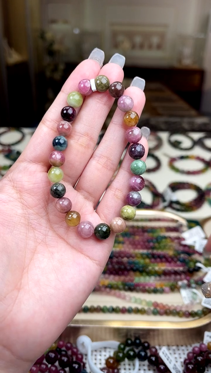 【闪购商品】碧玺/未镶嵌8mm+碧玺单圈多样性发货