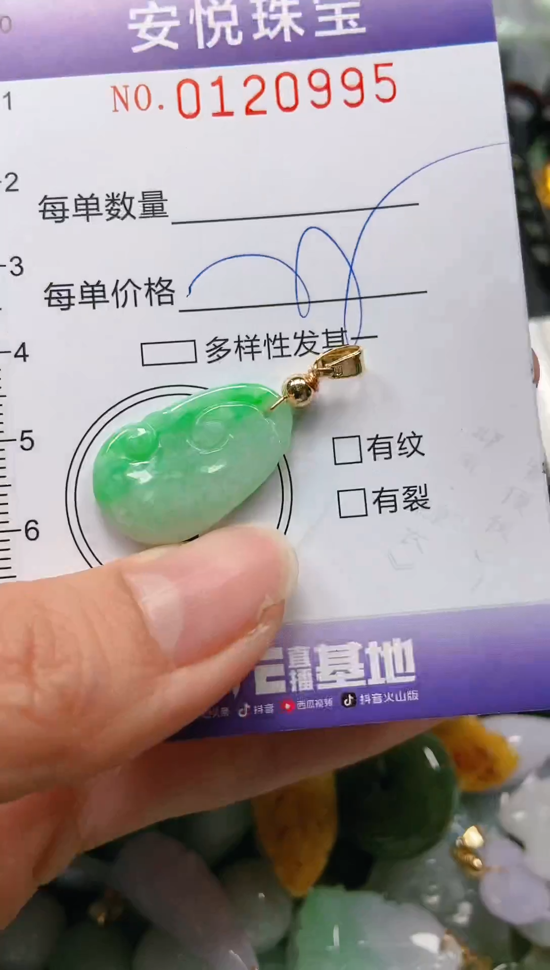 【闪购商品】翡翠颈饰未镶嵌闪购0120995