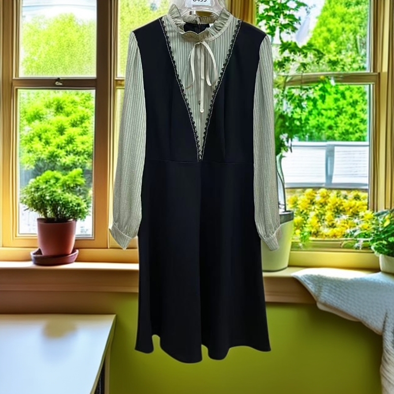 8499#【木兮兮专属】2025年秋季新款气质显瘦百搭时尚中长款连衣裙