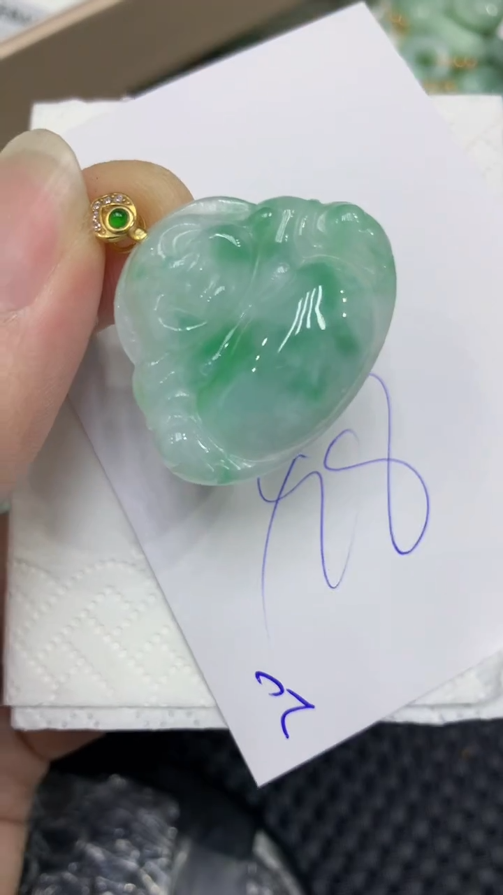 颈饰未镶嵌翡翠缅甸A货翡翠