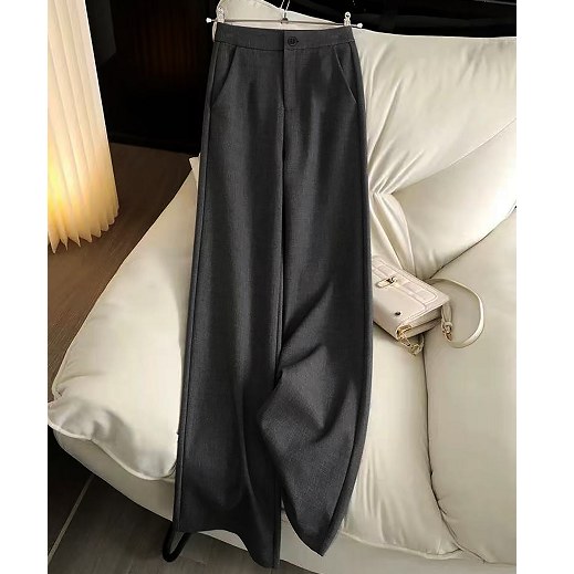 【ZM纵美】极简风显瘦气质百搭阔腿西装裤225518