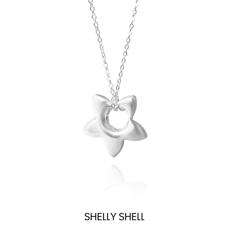Shelly Shell 铜合金项链 灿星项链  小众百搭简约设计