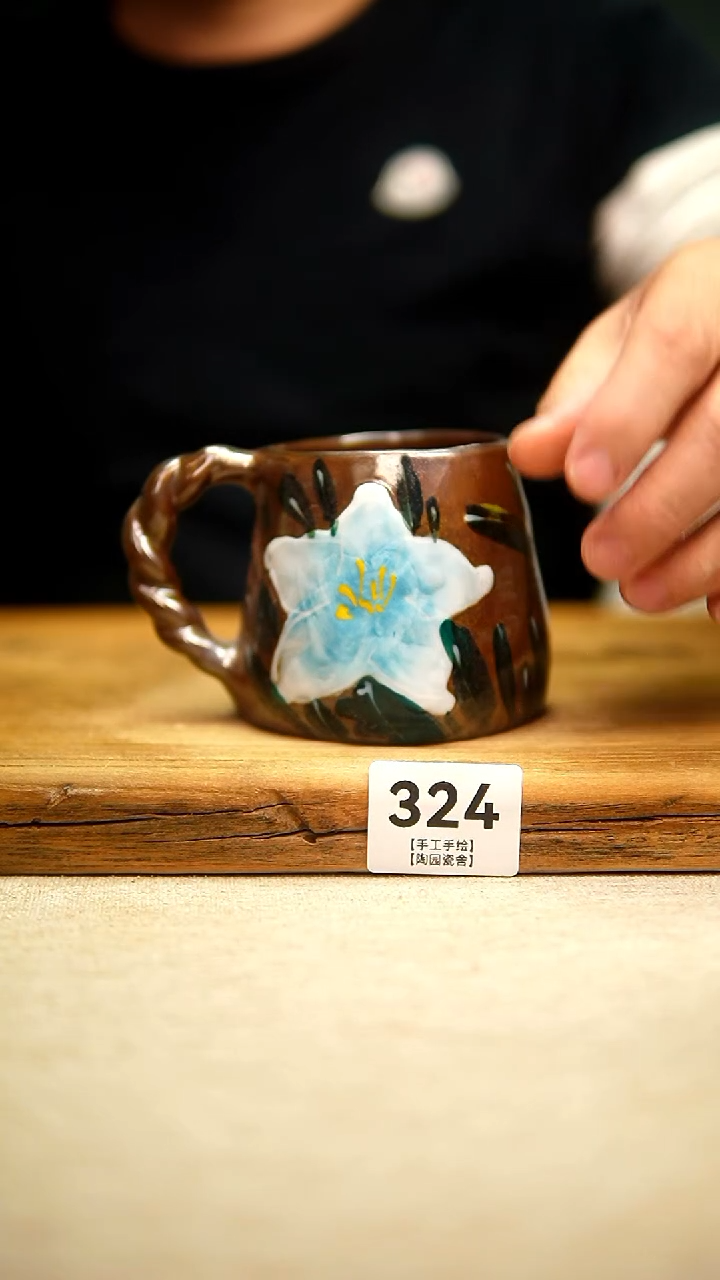 @@陶园瓷舍@@纯手工手绘@高温釉下彩