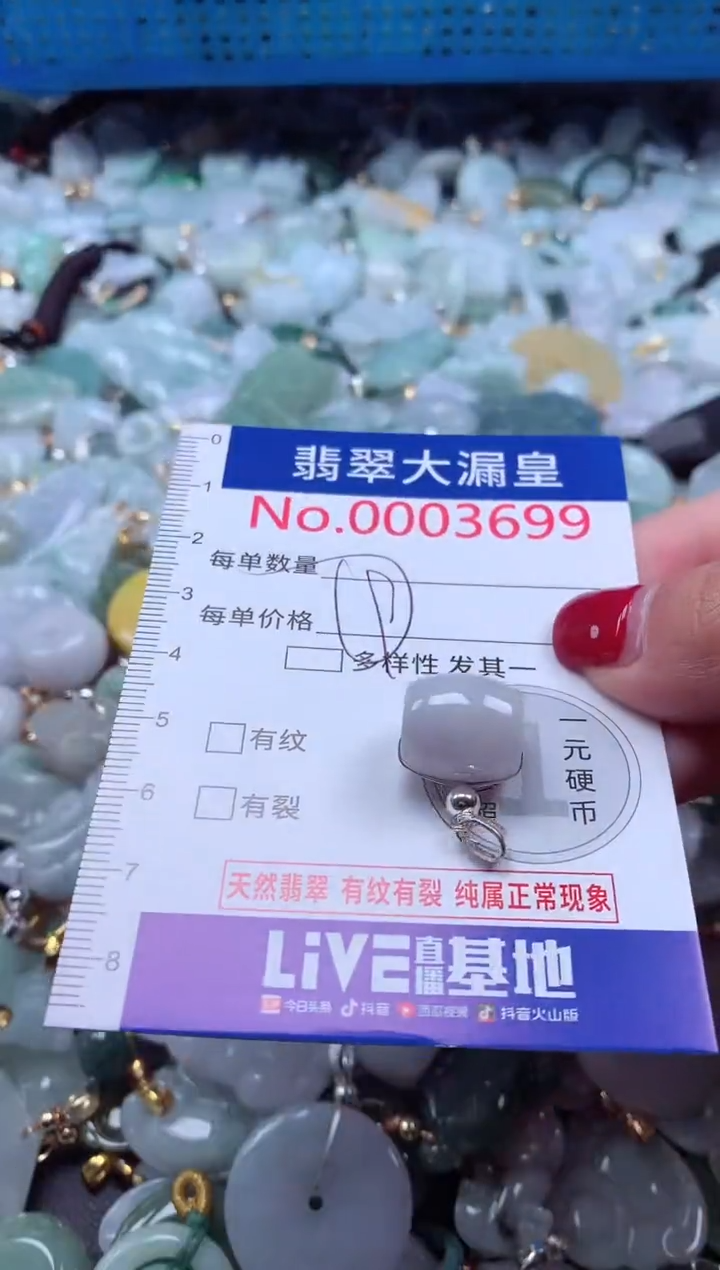 颈饰未镶嵌翡翠3698