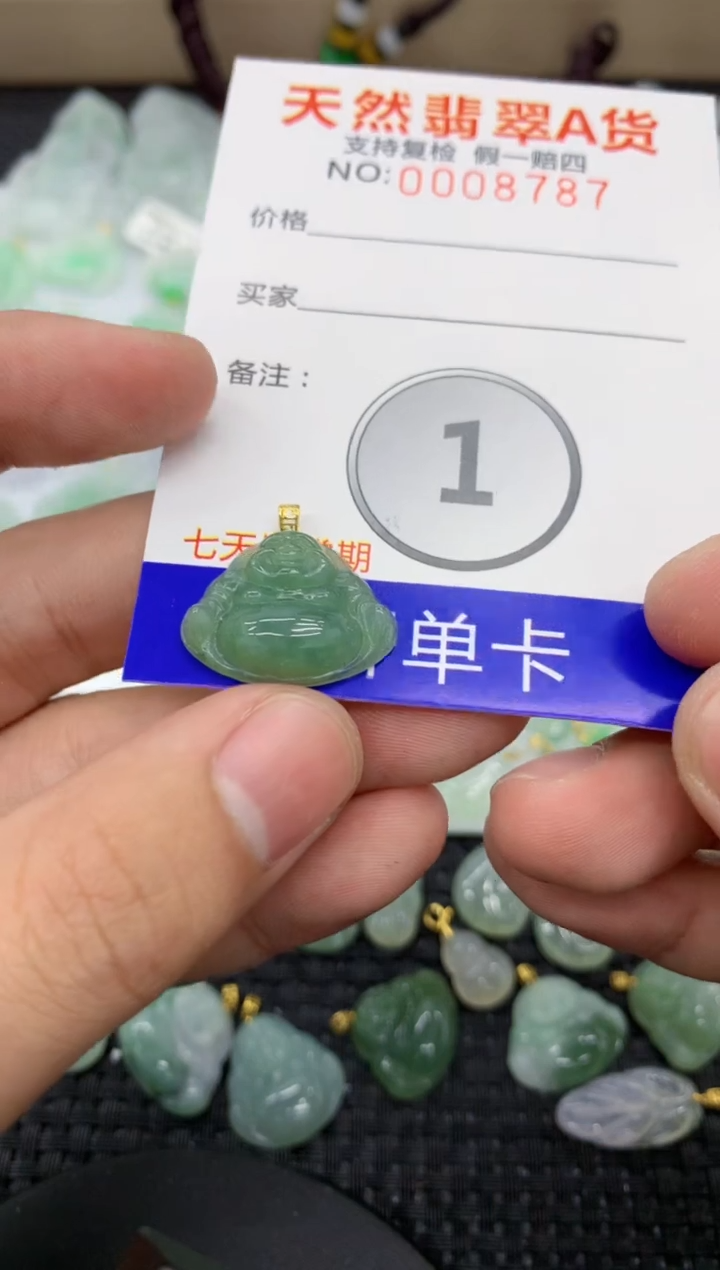 【闪购商品】翡翠颈饰18K金镶嵌11111111111