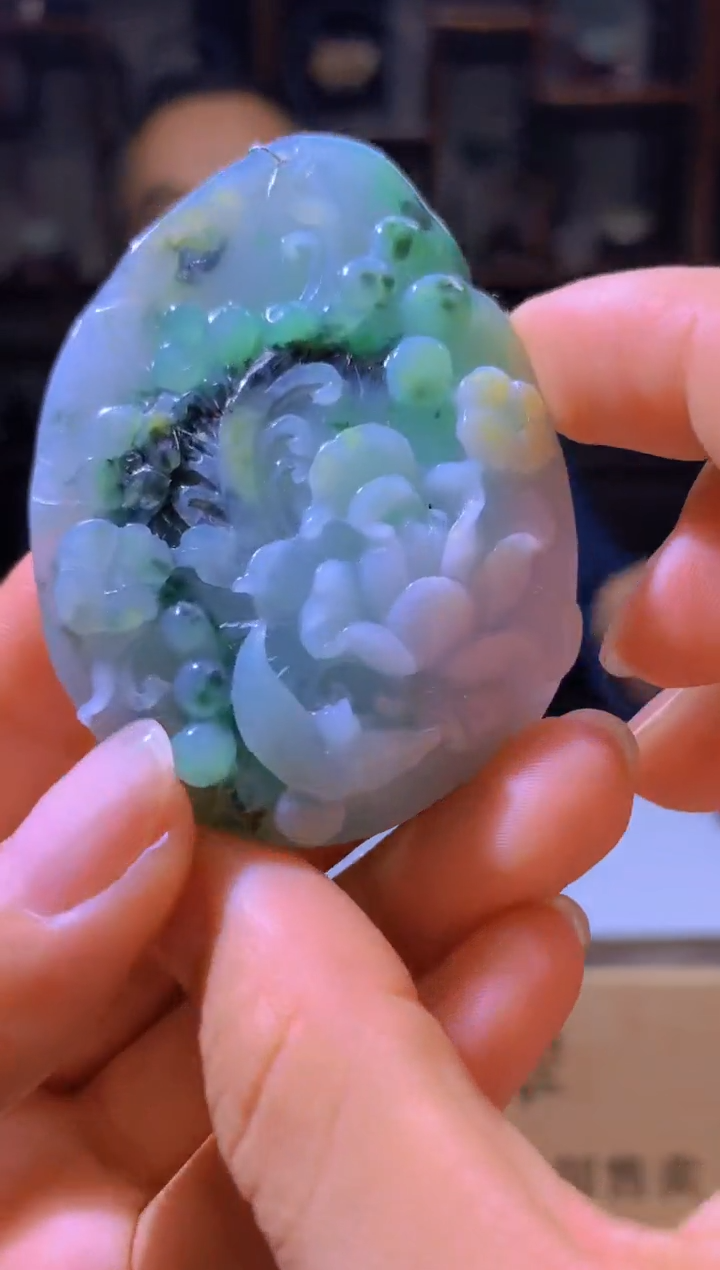 【闪购商品】定制翡翠未镶嵌L-@@YDWXJ212079