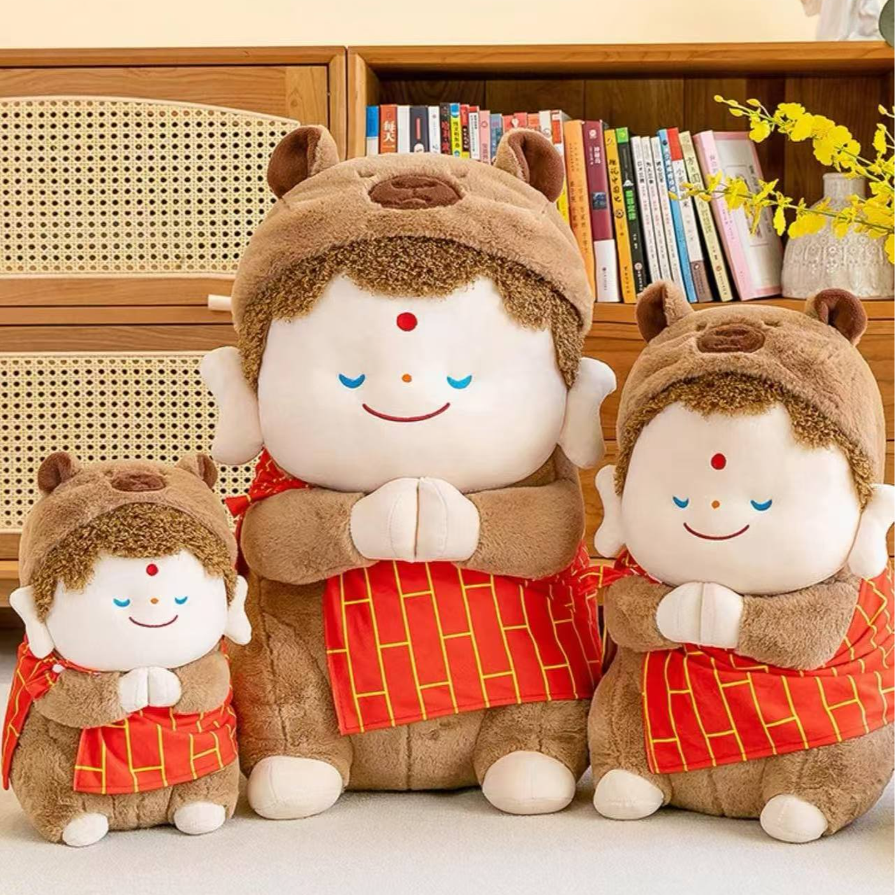 新款卡皮僧公仔可爱抱枕娃娃玩偶40厘米一个   （手工误差2-3厘米）