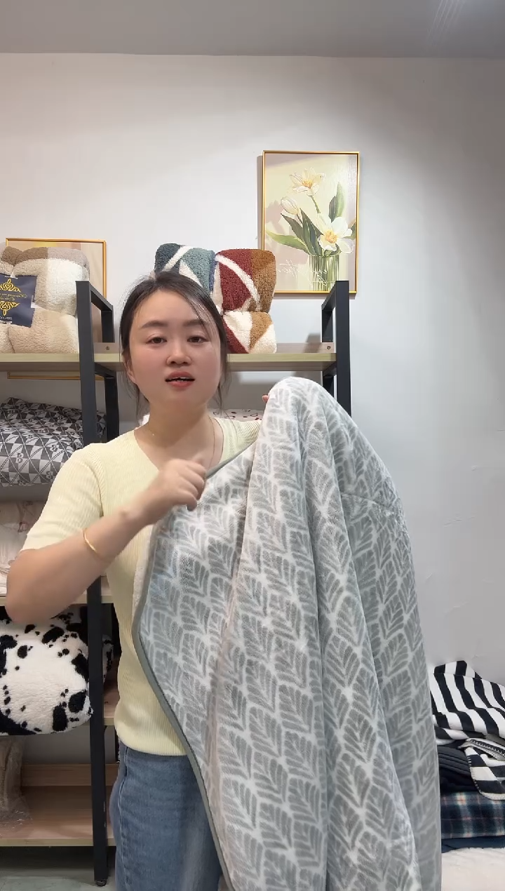 醋酯纤维120*170灰色松叶