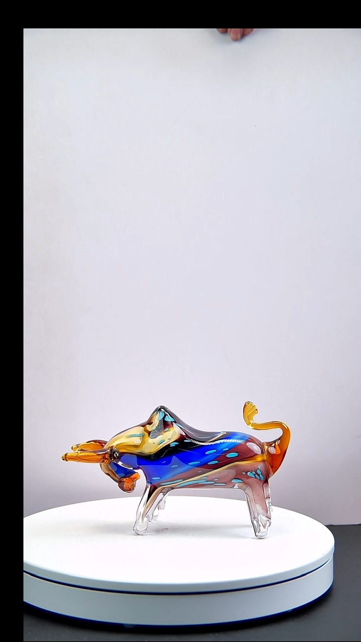 手工艺品琉璃幸**鲤手工琉璃摆件