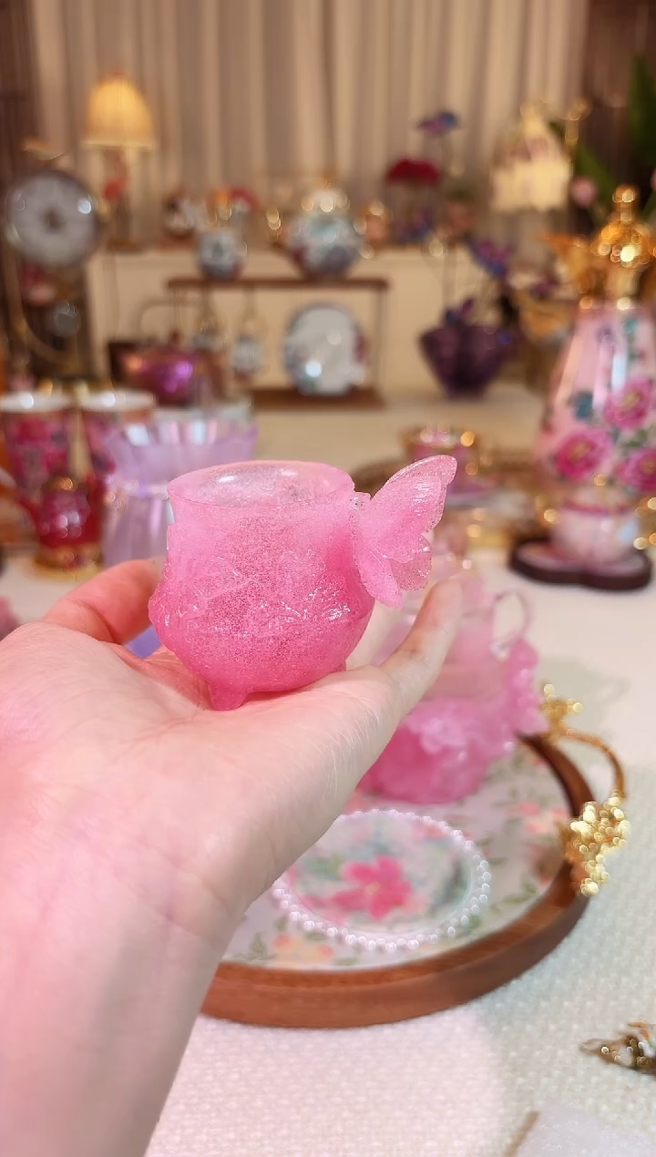 【闪购商品】瓷卡普拉-蝴蝶-主人杯