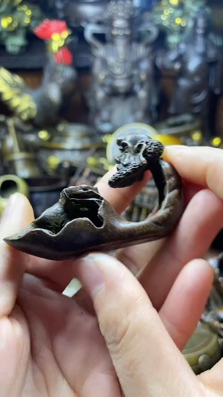 闪购链接，点击下单，有运费险，铜摆件