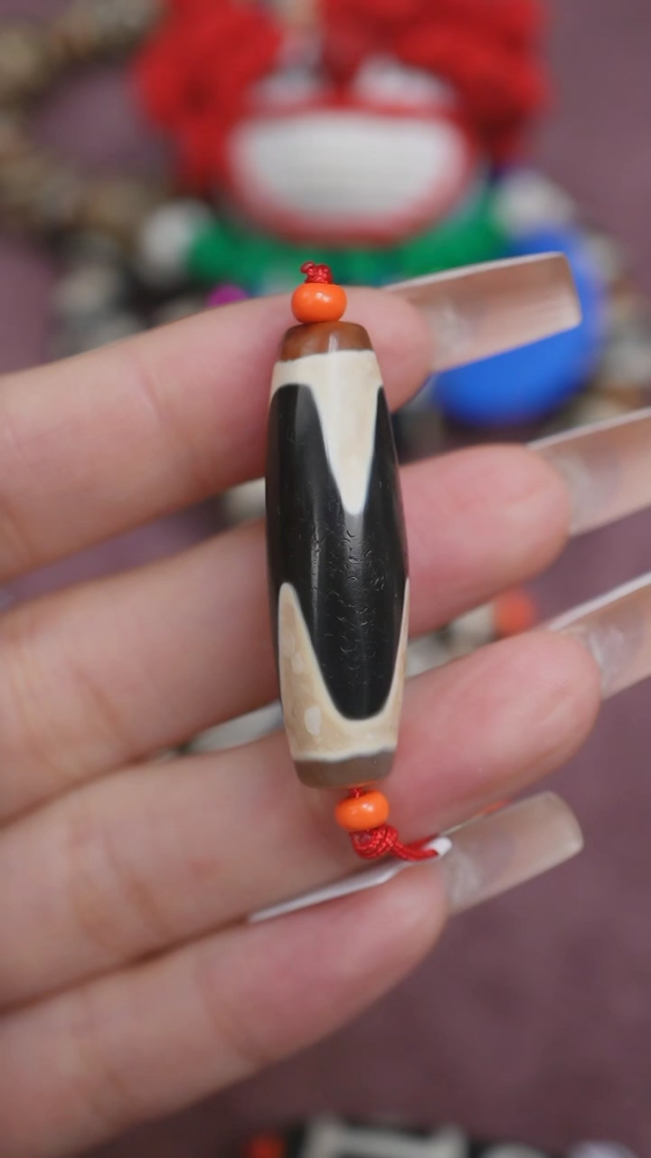 【闪购商品】玛瑙/玉髓颈饰未镶嵌蚀花玛瑙珠定制编绳