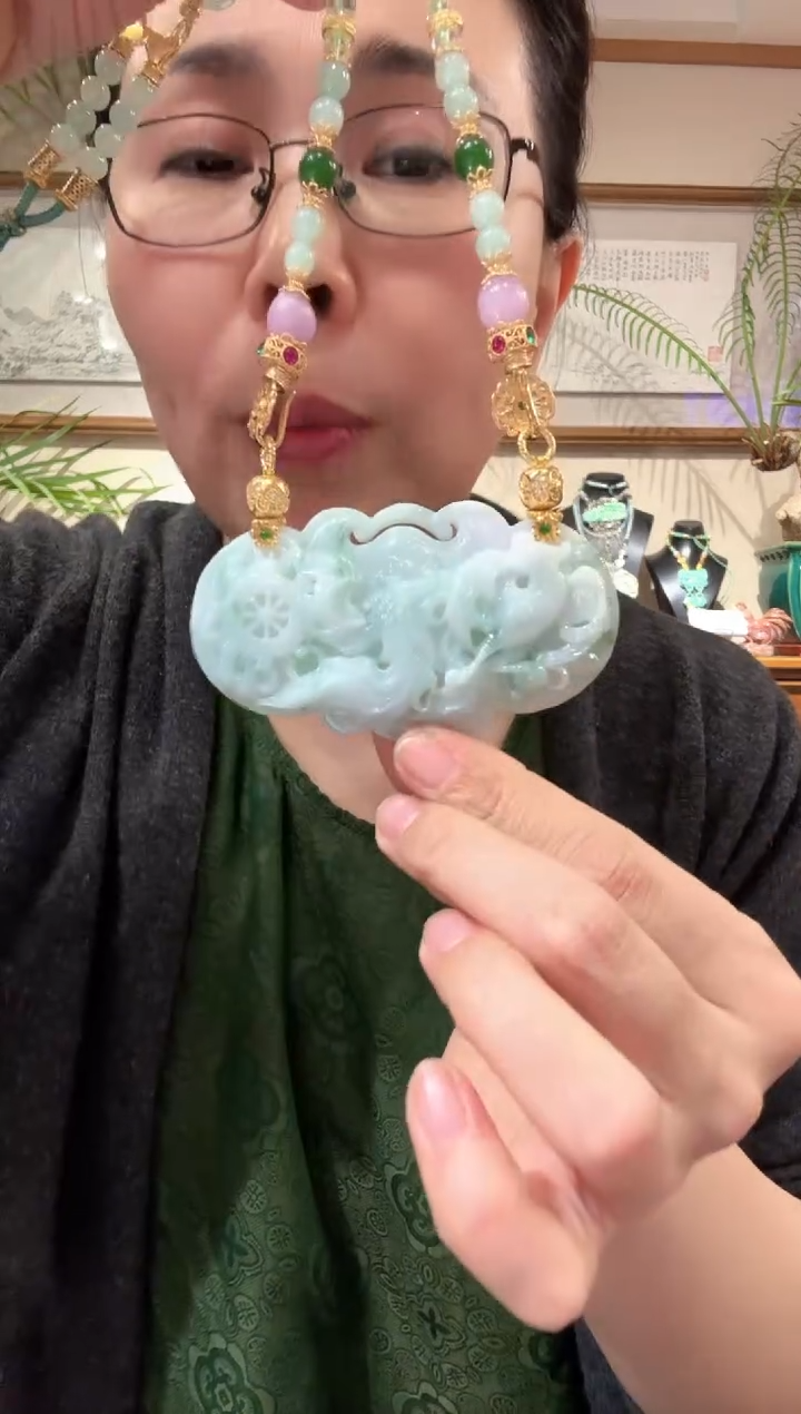 【闪购商品】翡翠颈饰未镶嵌国风